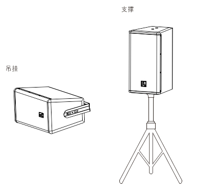 两分频有源全频扬声器安装图